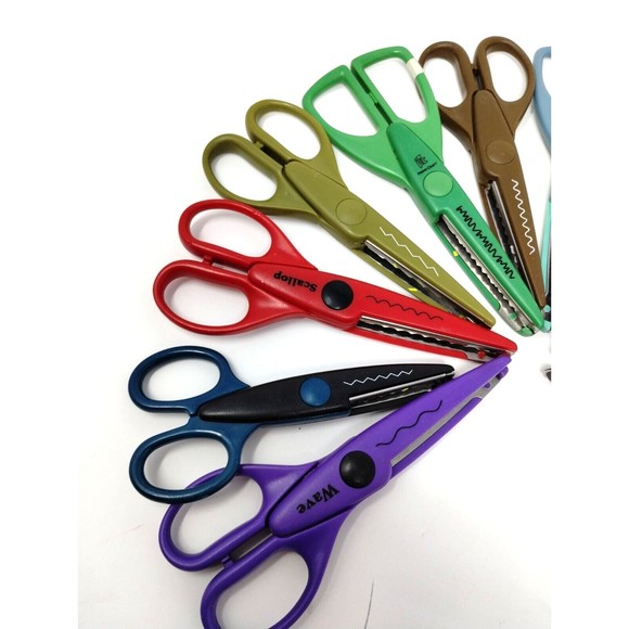 Lot 15 Scrapbooking Edger Scissors 3‎  PROVO 12  UNBRANDED Supplies Paper Art - Picture 4 of 9